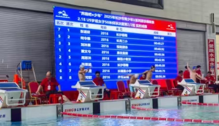 長(zhǎng)沙市2025年青少年“快樂(lè)之星”U系列游泳聯(lián)賽(第二站)開(kāi)賽